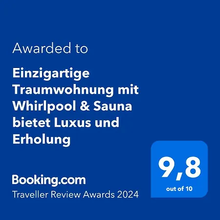Einzigartige Traumwohnung Mit Whirlpool & Sauna Bietet Luxus Und Erholung Apartmán