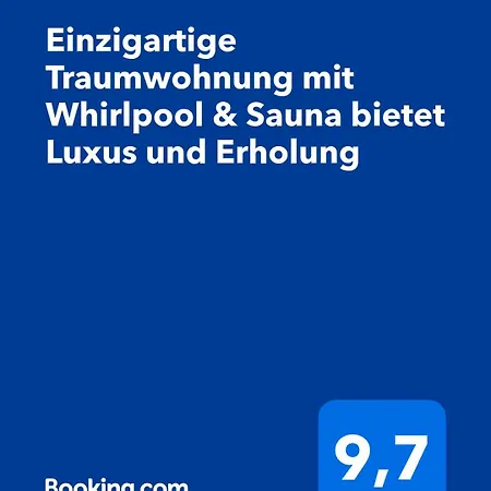 Einzigartige Traumwohnung Mit Whirlpool & Sauna Bietet Luxus Und Erholung