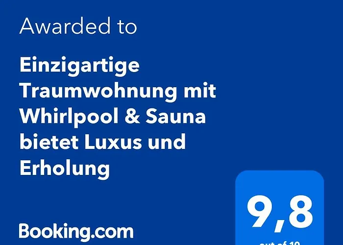 Einzigartige Traumwohnung Mit Whirlpool & Sauna Bietet Luxus Und Erholung 아파트